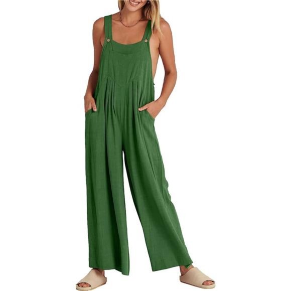 Women´s Overalls Jumpsuit Casual Adjustable Straps...